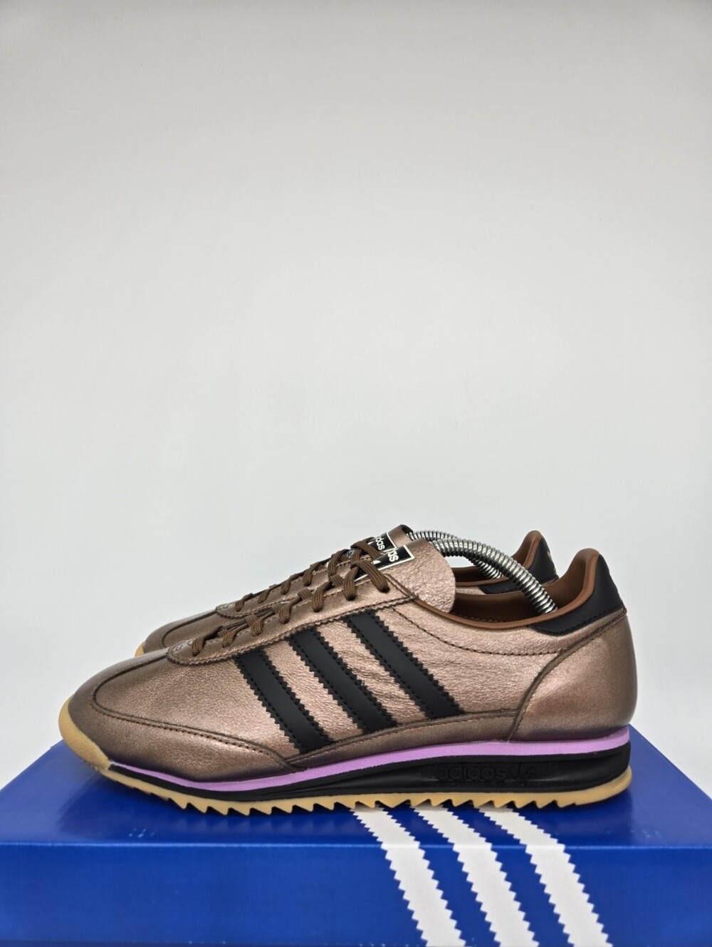 adidas Women's SL 72 OG JS3979 Brown Black Gum Shoes Size 7